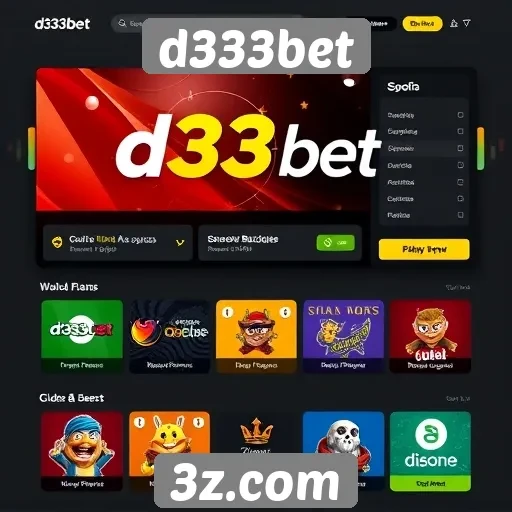 Interface do d333bet é amigável para usuários
